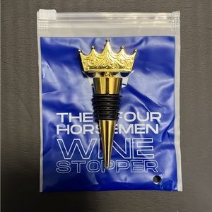 NWT Bookish Box Four Horsemen Wine Stopper